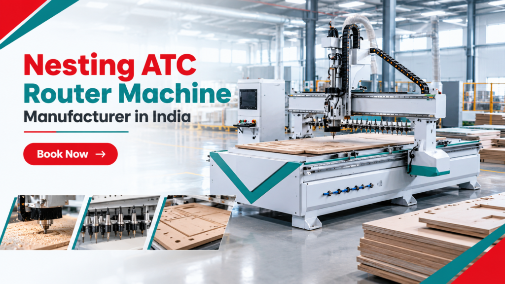 Automatic Tool Change CNC Router Machine