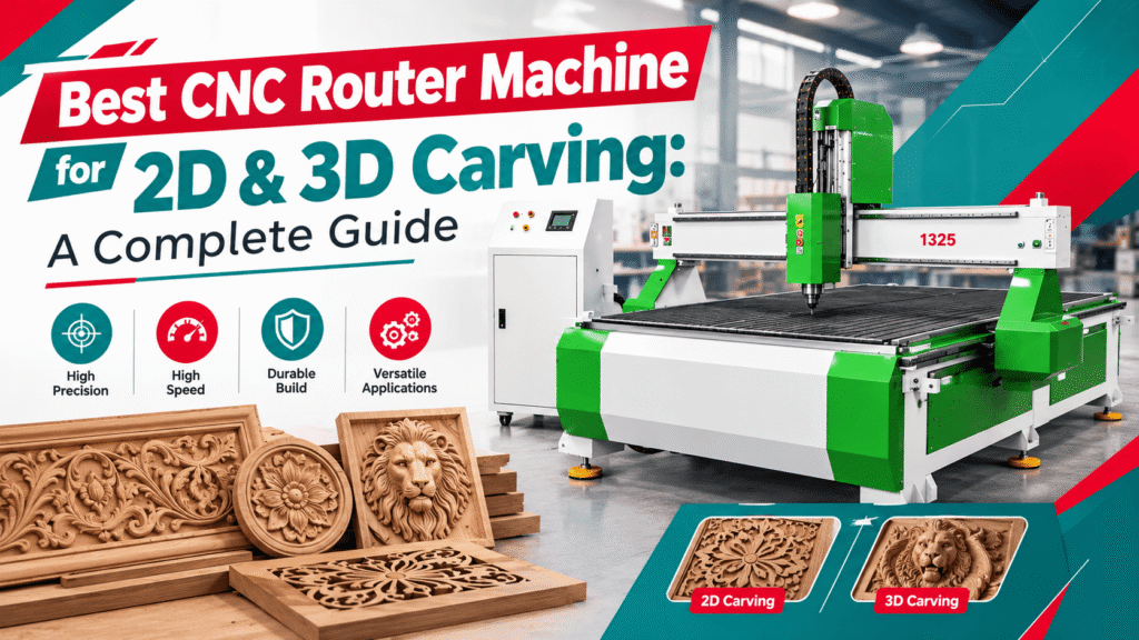 Best CNC Router Machine for 2D & 3D Carving