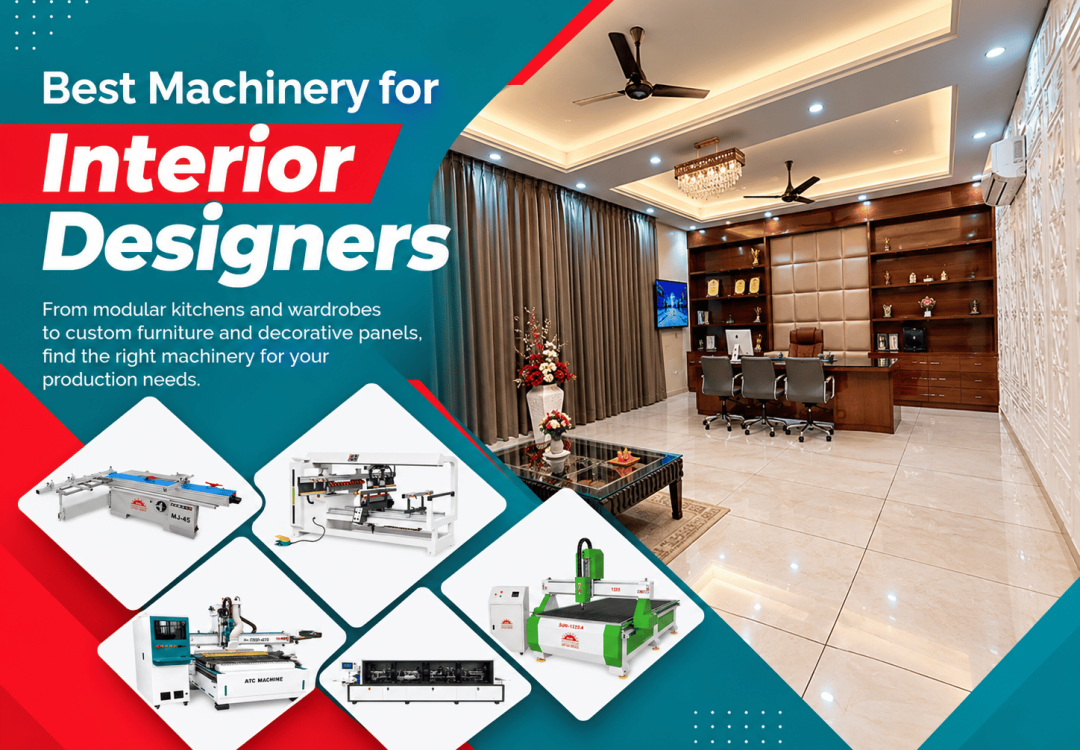 Best Machinery for Interior Designers